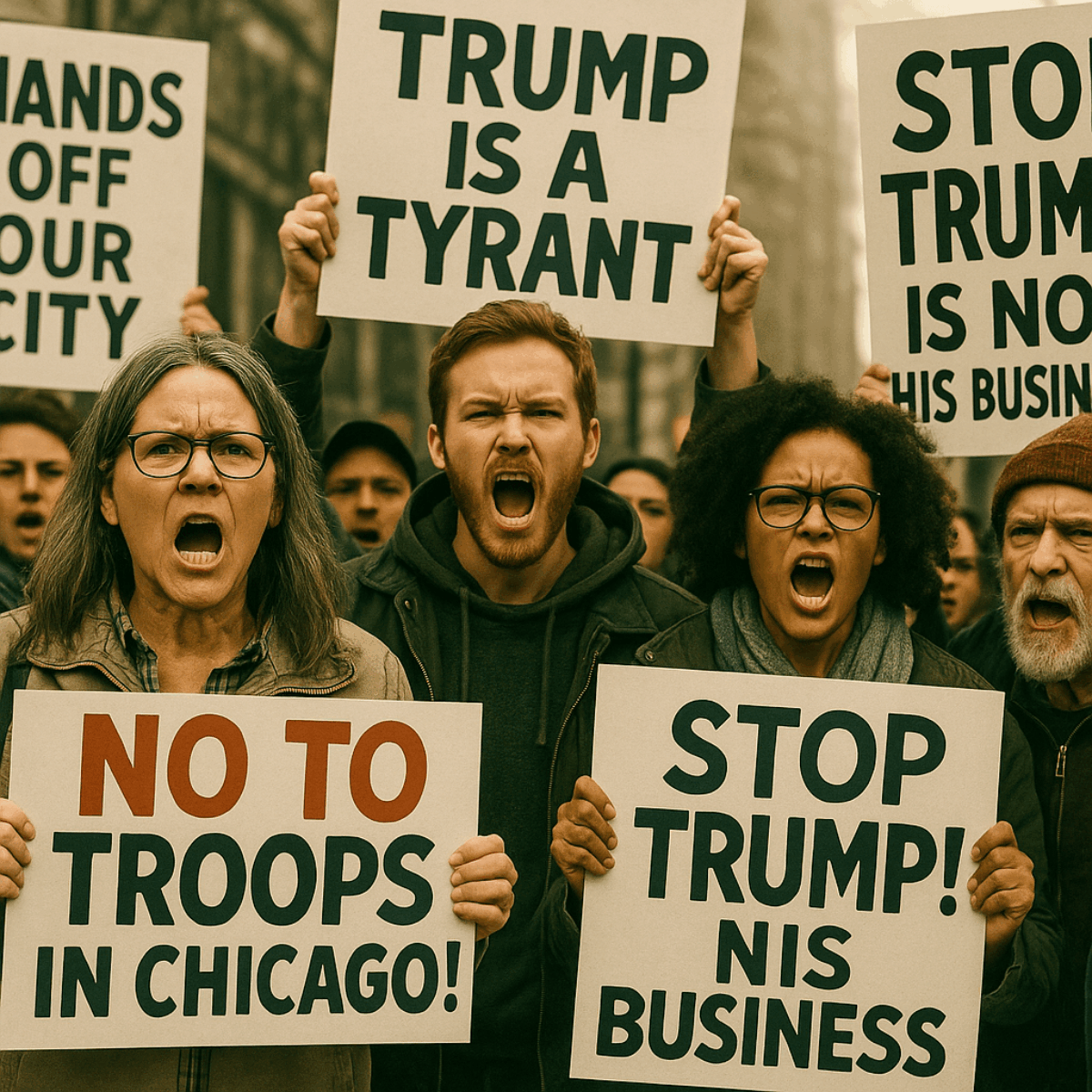 BREAKING NEWS – TRUMP BREATHES, DEMS PROTEST