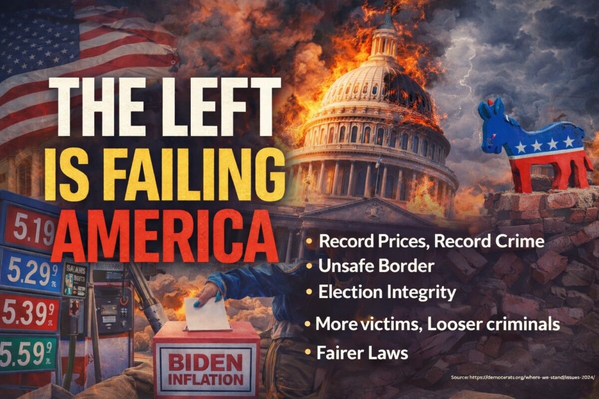 THE LEFT IS FAILING AMERICA